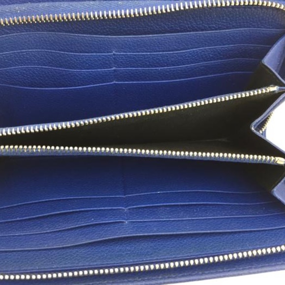 Blue Logo Zippy Long Zip Around Organizer Wallet - Picture 3 of 11